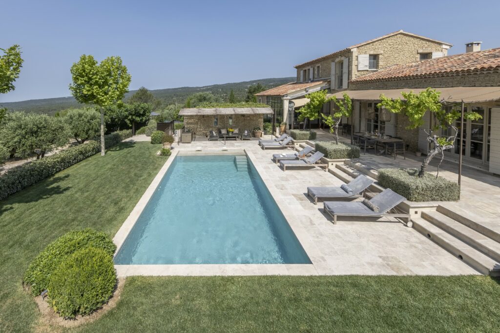 piscine vue de haut