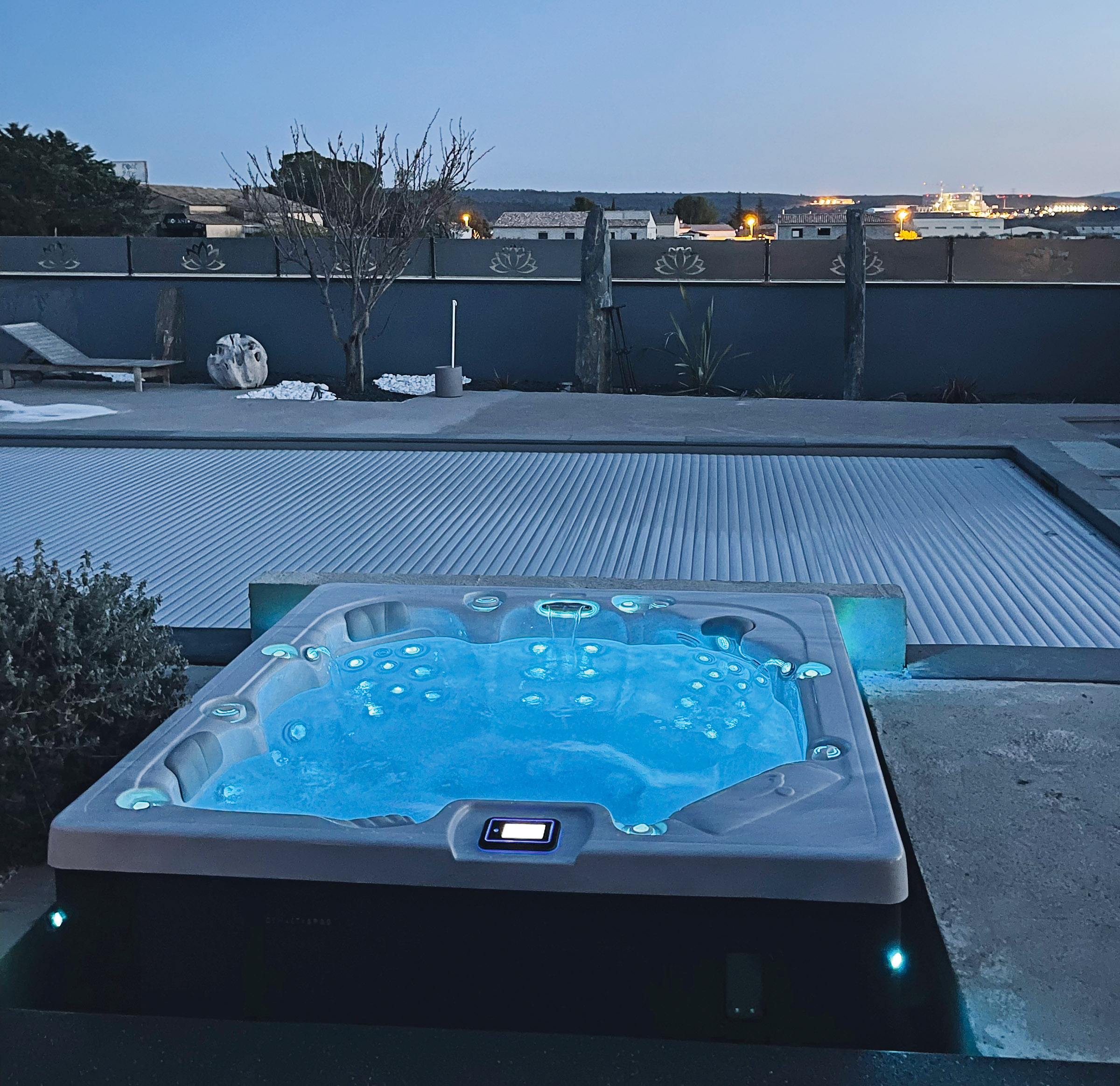 spa de nuit Piscines Ibiza